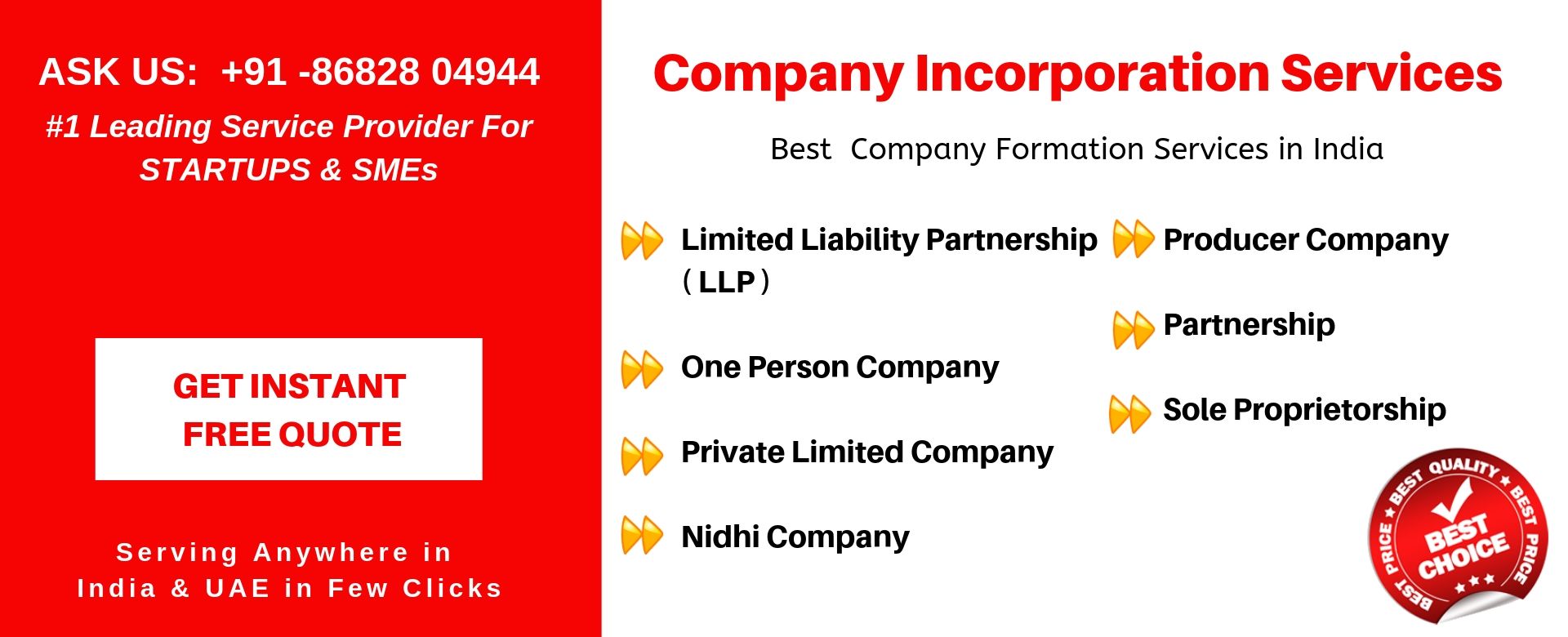 company incorporation services india