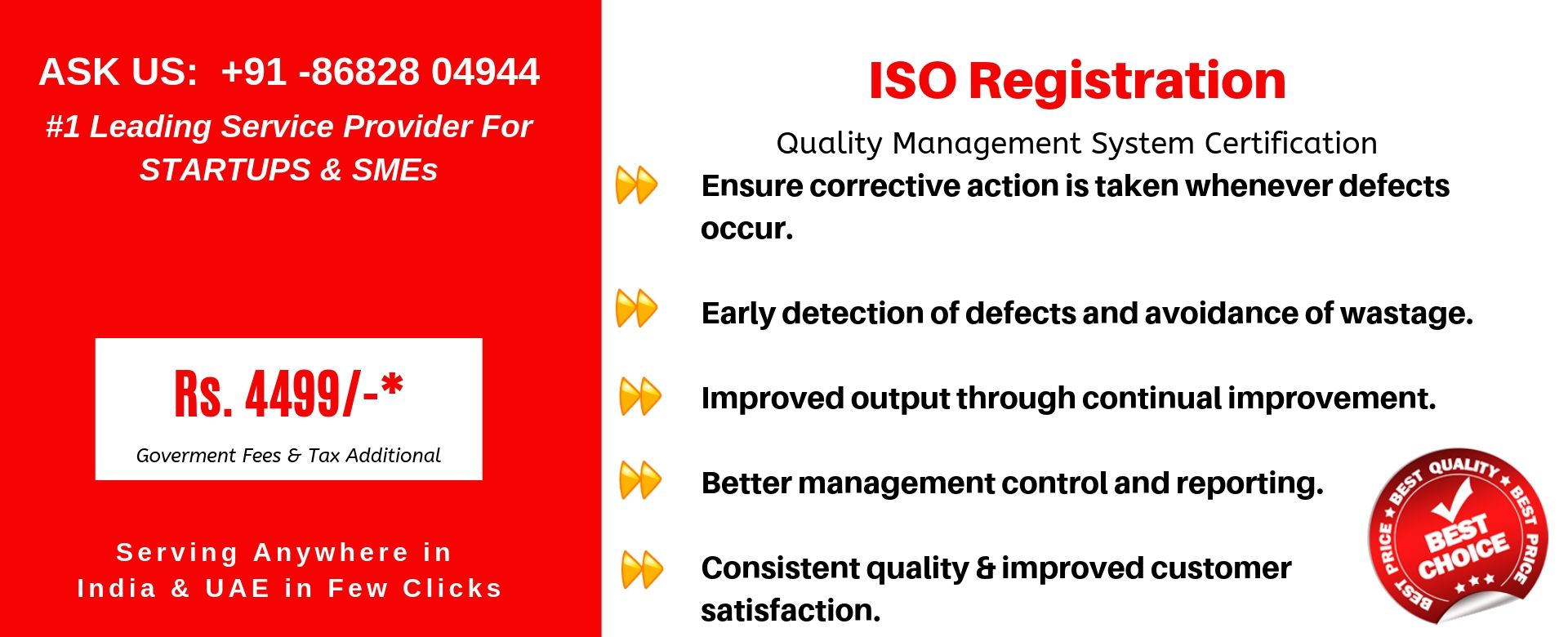 iso registration in india