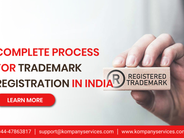 Complete Process for Trademark Registration in India